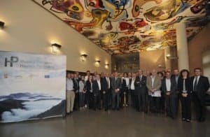 Delegación francesa y oscense. DPH.