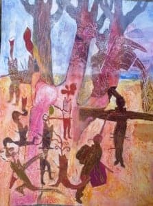 "Árboles de vida", por Joan Raven.
