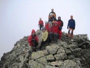 Los montañeros en la cumbre. CMM.