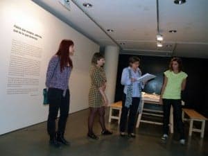 Inauguración de la exposición de las obras realizadas con las becas de la DPH.