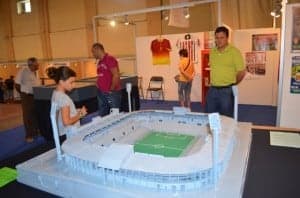 La maqueta de La Romareda. JLP.