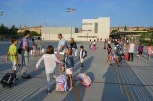 Los niños regresan a las aulas del Pedro I. JLP.