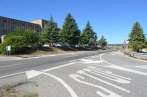 Stop de acceso al Hospital. JLP.
