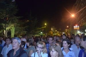 Numeroso público en los conciertos de la Avenida de Lérida. JLP.