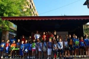 Los ganadores de la Milla Urbana. JLP.