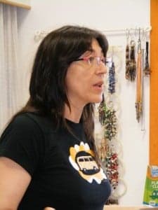 La anfitriona, Feli Benítez. Foto: http://casavigo.wordpress.com