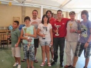 Los ganadores del torneo de Castejón del Puente. CMM.