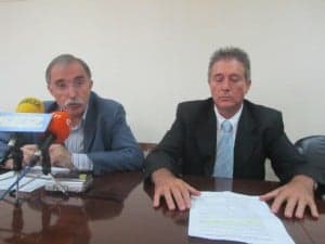 Jaime Facerías junto al director de la CAI. JLP.
