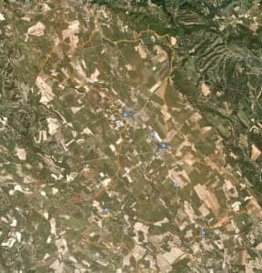 Mapa del recorrido. 