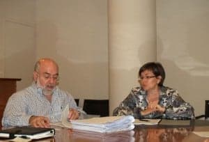 Elisa Sanjuán y José María Pesqué. DPH.