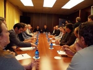 Reunión con los alcaldes. DPH.