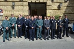 Agentes de seguridad en el Ayuntamiento. JLP.