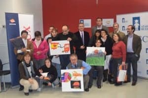 Los participantes con los ganadores. José Luis Pano.