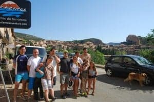 Turistas en Alquézar. JLP.