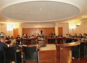 Sesión de pleno en la DPH. 