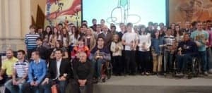 Participantes en la pasada edición de los Juegos Escolares.