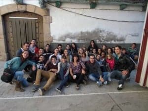 Los jóvenes en la ronda. Javier Cavero.