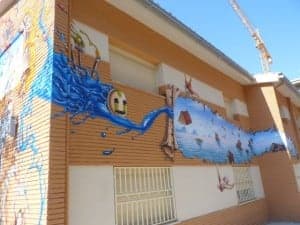 Mural del Espacio Joven. 
