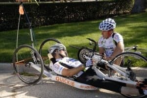 Ballesteros conversa con Indurain. 