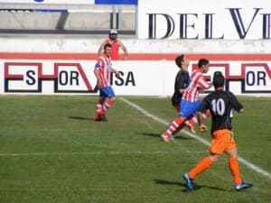 Pasado partido de la U.D. Barbastro. Ángel Huguet.