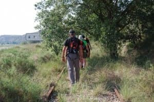 Antigua vía ferroviaria de Barbastro a Selgua. JLP.
