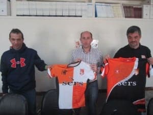 En la foto David López,  Christian Schinder y Manuel Gómez. JLP.