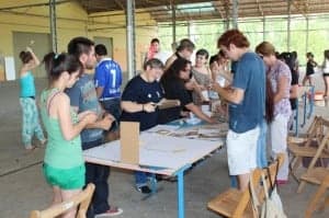Talleres en Monegros. 