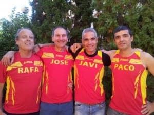 El equipo barbastrense. 
