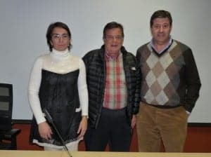 Morandeira con José Masgrau. MAB.