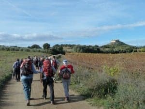 Camino hacia El Pueyo. MAB.