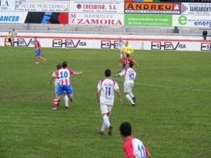 Partido ante el Villanueva. Ángel Huguet.
