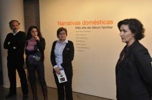 Sanjuán y Enguita en la inauguración de la muestra. DPH.
