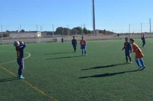 Partido entre la S.D. Huesca y el F.C. Barcelona. JLP.