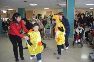 Montaje de los niños de La Alegría. JLP.