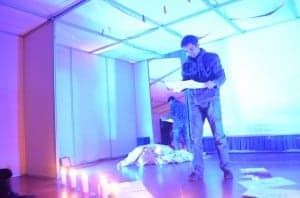 Performance 'The other side of death', por Crea@ctiva Teatro. Estela Puyuelo.
