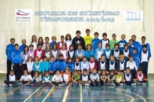 Escuela de atletismo de Barbastro.