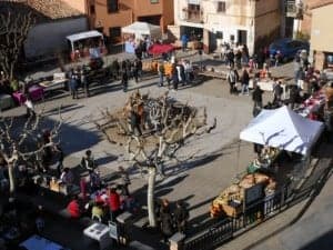 Mercado navideño de El Grado. 