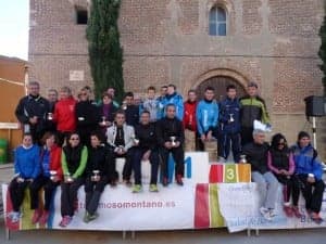 Podiúm de los ganadores. 