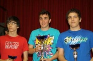 Los ganadores. 