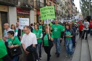 Manifestantes por el Coso. JLP.