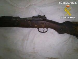 Mauser incautado. 