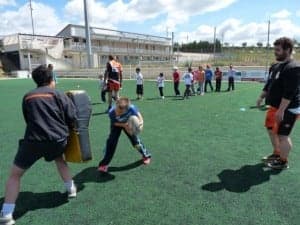 Iniciación al rugby con los niños. Iniciación al rugby con los niños.