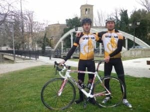 Miguel Bergua y Óscar Puyuelo en Huesca.