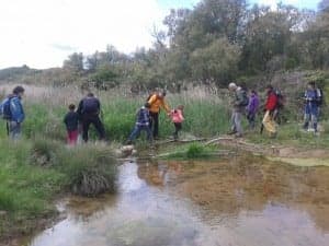 De marcha hacia El Almerge. MAB.