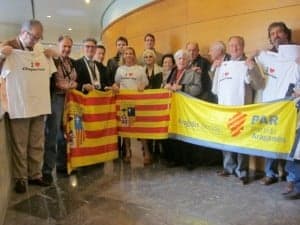 Miembros del PAR del Aragón oriental.