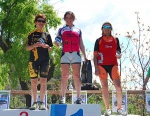 Podium femenino. Podium femenino.