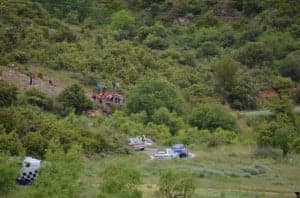 Salida del rally en Hoz. José Luis Pano.