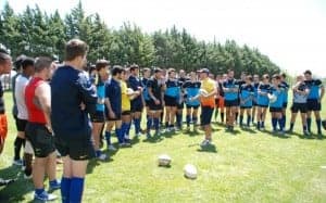 Encuentro entre el F.C. Barcelona y Quebrantahuesos en Berbegal. 