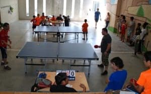 Un momento de la competición. 