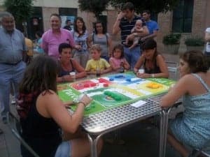 Final del campeonato de parchis. 